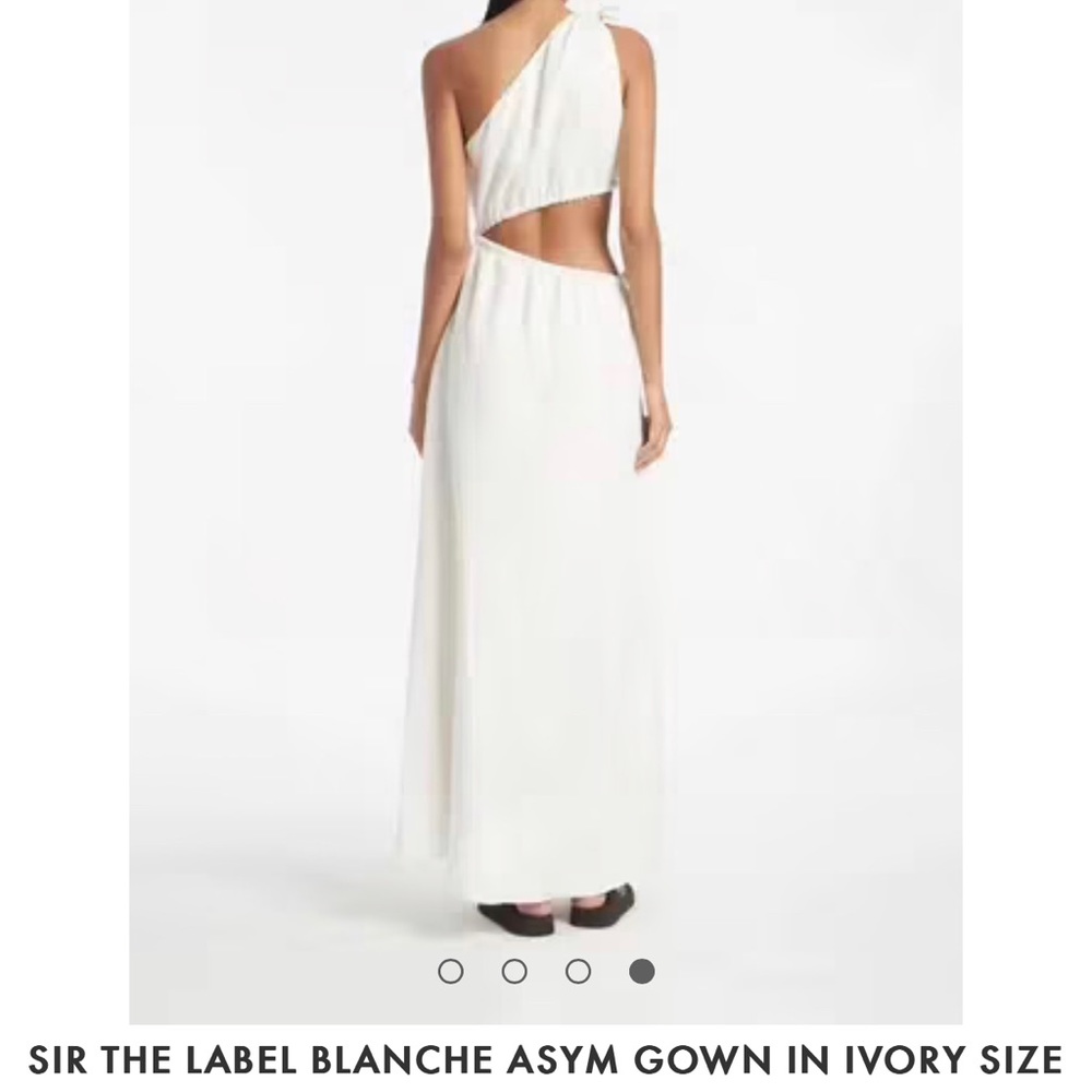 Sir the Label white linen gown size 1